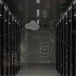 network, server, system, infrastructure, managed services, connection, computer, cloud, gray computer, gray laptop, network, network, server, server, server, server, server